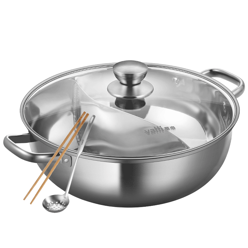 【冬季必备】华帝鸳鸯锅火锅锅，304不锈钢、安全可靠，价格平稳！