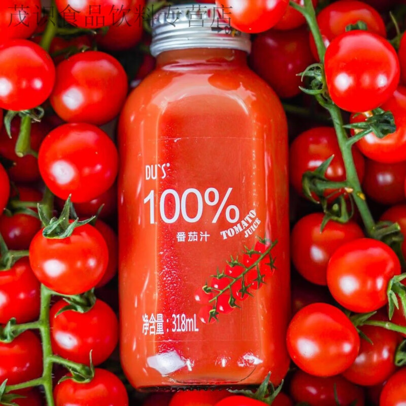 clcey杜氏番茄汁果汁饮料318ml*6瓶nfc健身鲜榨果蔬汁 黄色  318ml*6.