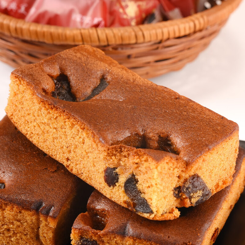 宜享健康老北京蜂蜜红枣泥糕手工面包点心早餐蛋糕点软糯糕点传统零食