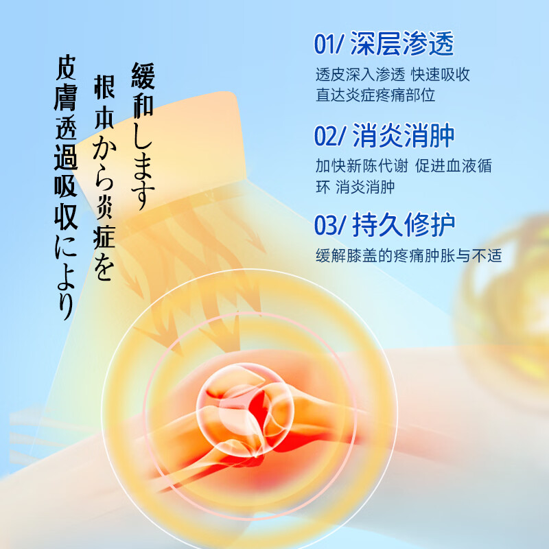 久岐制药医用远红外消炎止痛贴膝盖贴10贴 10贴*5盒
