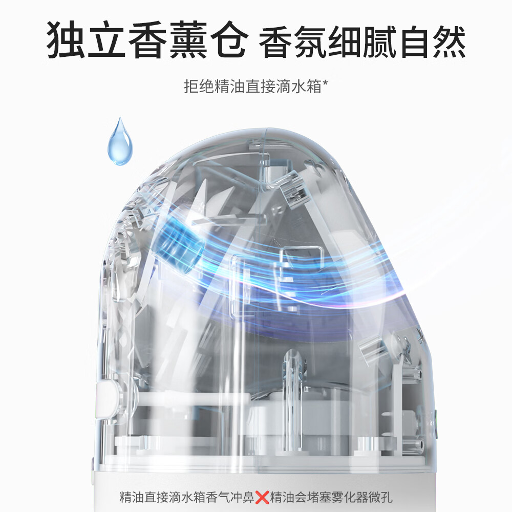 TIX雾宝宝加湿器桌面小型办公桌卧室宿舍迷你便携无线空气办公室充电车载礼品生日礼物女香薰机加湿 【2000毫安】加湿+香薰
