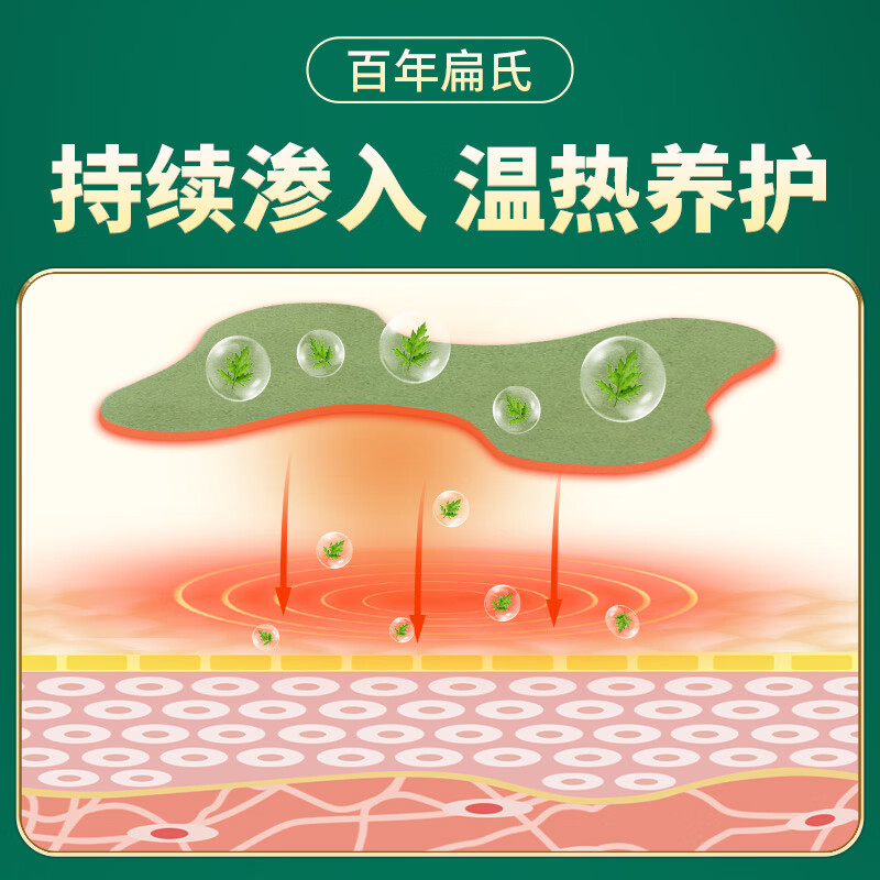 百年扁氏艾草颈椎贴日常艾灸贴膝盖贴颈椎贴腰椎老年人日用贴【王刚推荐】 艾草腰椎3盒【发5盒】