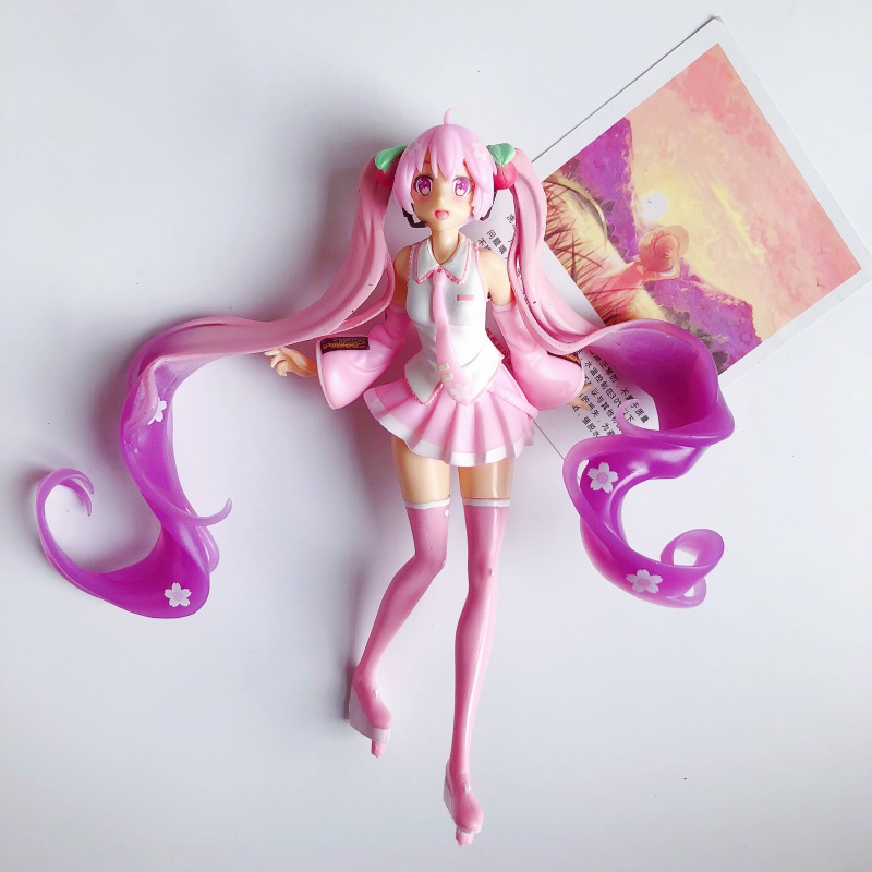 冰箱贴装饰磁贴   初音未来冰箱贴立体3d动漫二次元兔耳美少女娃娃