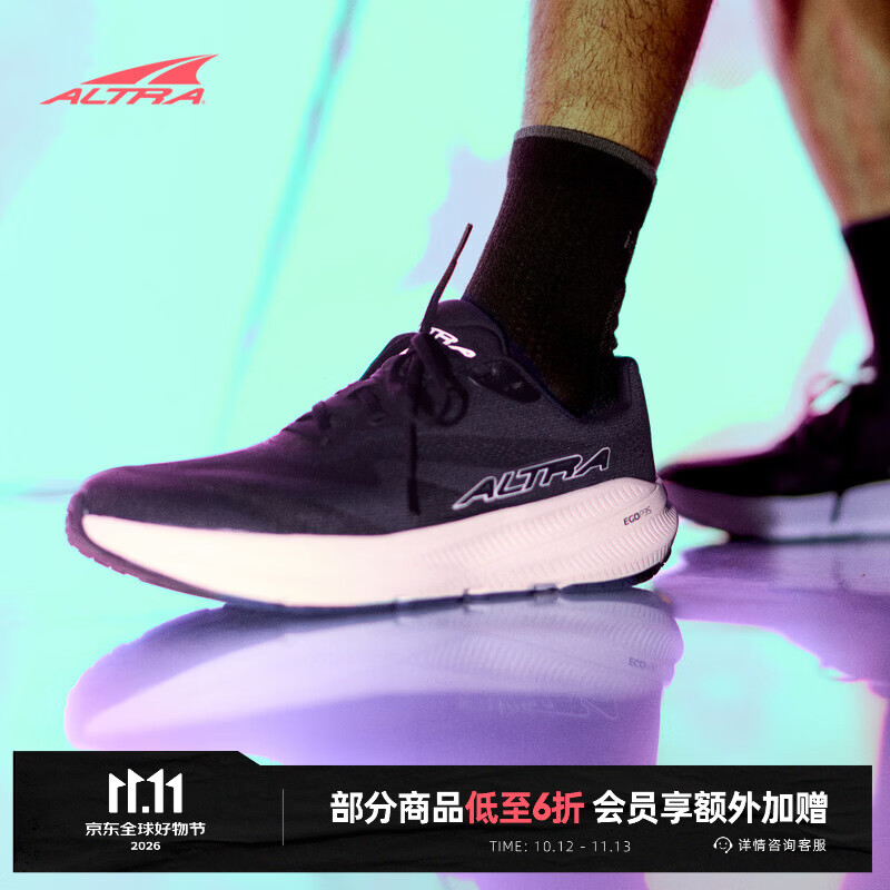 ALTRA【新品】ALTRA奥创 EXPERIENCE FLOW 3 男女探流3轻量缓震路跑鞋 男子-黑色/白色 45