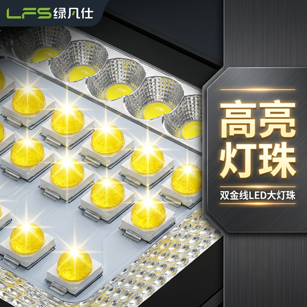 其他太阳能路灯户外庭院灯新款室外防水天黑亮投光灯农村超亮照明灯 1350lm+425颗灯珠15000mAh