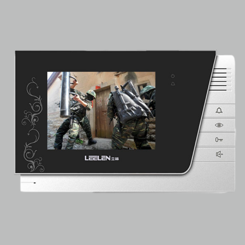leelen立林可视对讲门铃jb-2003vcw网线 l8-5004vcw彩色室内机v26 l8