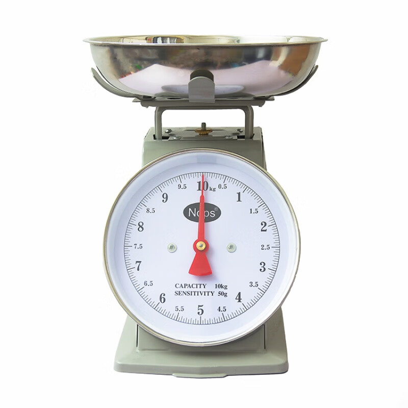 萌依儿老式秤盘秤机械台秤家用5kg10kg30kg圆盘弹簧秤指针称托盘厨房