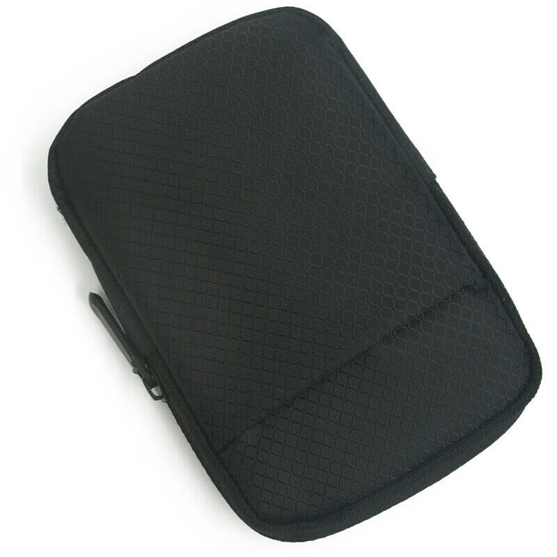 西部数据（WD） 2.5英寸移动硬盘保护包  便携式多功能硬盘收纳包  抗震/防摔/防滑保护套 无LOGO软包 保护包