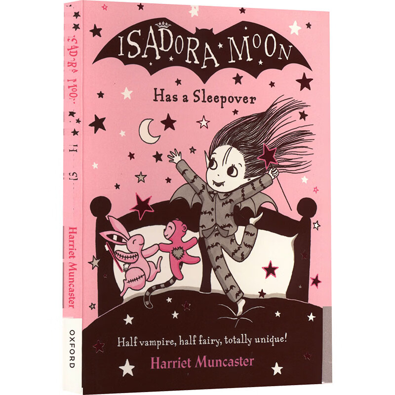 伊莎多拉·月亮过夜派对 英文进口原版ISADORA MOON HAS A SLEEPOVER 图书