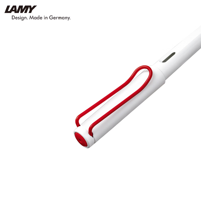 LAMY凌美【新品福利】狩猎系列姜饼人白红墨水笔节日送礼 教师节礼物双十一好物 大学生送礼文具 狩猎系列姜饼人白红墨水笔(不含吸墨器) EF