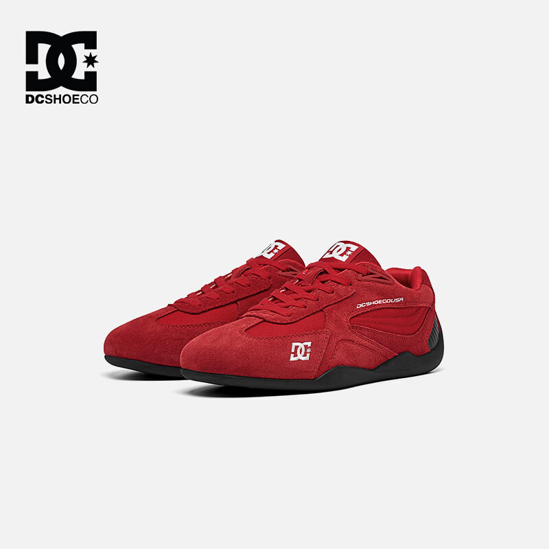 DCSHOES CAS CORSARO男士复古德训鞋2026新潮流男鞋运动休闲鞋子赛车鞋93 焰红 36 码【标准尺码,正码正拍】