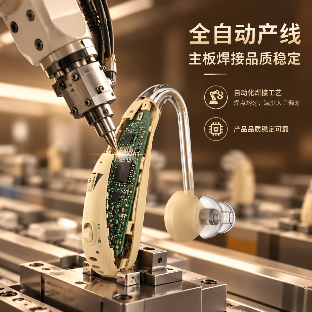 邦之福耳聋耳背老人大功率助听器重度原声助听器隐形老年人数字机 双耳款-中重度适用送收纳盒+充电线+耳塞