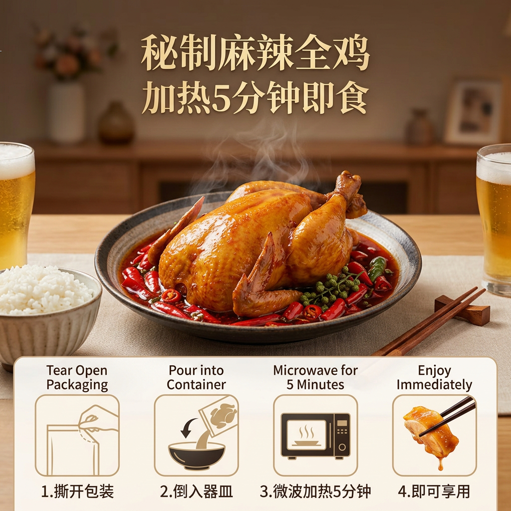 古法秘制麻椒鸡麻辣香鲜1000g 1000g
