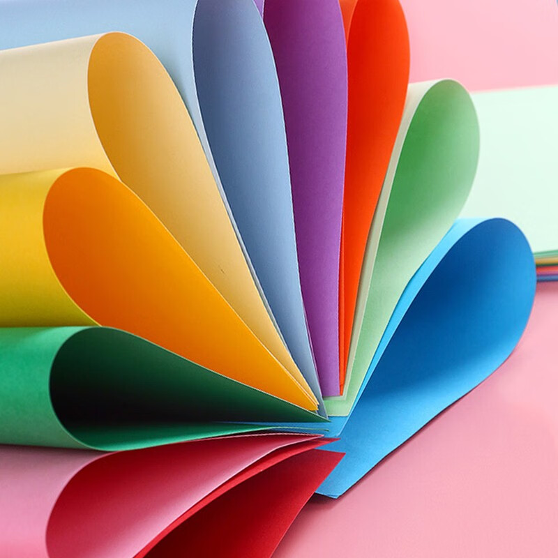 科朗鑫盛 彩色复印纸A4彩色打印纸彩色卡纸硬厚a3/a4/8K/4K彩纸 500