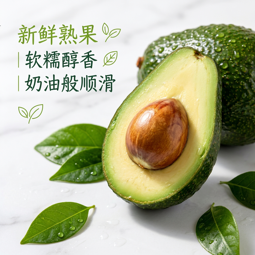 紫郁缤纷【顺丰速发】树熟哈斯牛油果礼盒即食 新鲜熟果鳄梨节日送礼鲜果 190-210g6粒礼盒装