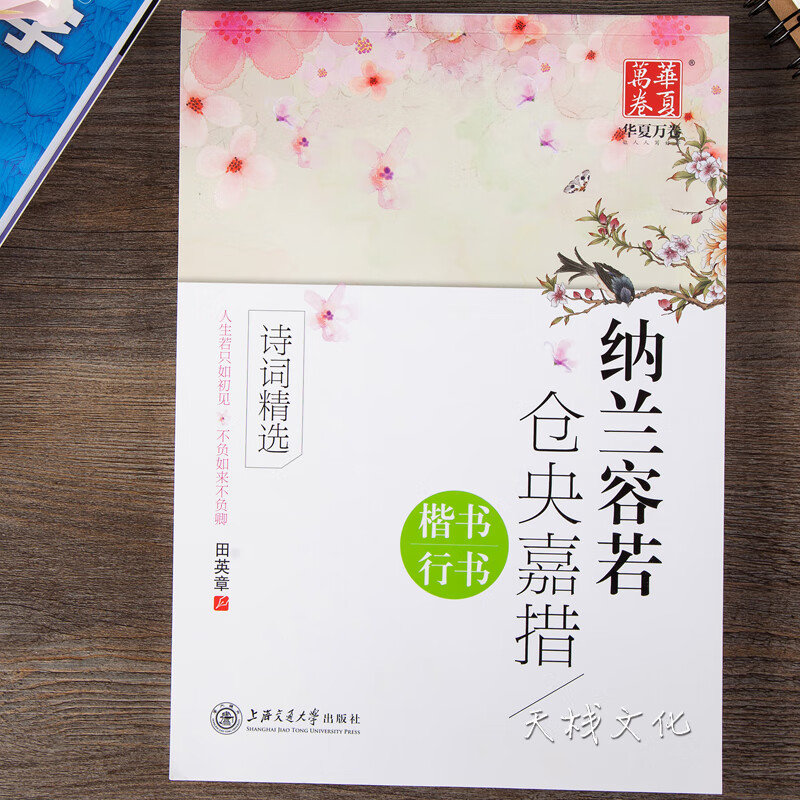 田英章书纳兰性德仓央嘉措诗词字帖成人行书楷书学生钢笔硬笔字帖