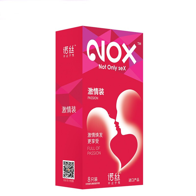 诺丝 大颗粒凸点螺纹原装避孕套 男用女用安全套 狼牙套薄丝薄润滑柔软大油量用品 激情装10只