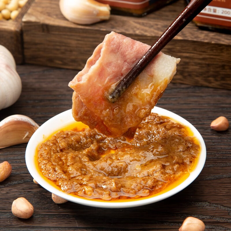 故乡潮汕正宗潮汕翅脯火锅豆酱黄豆瓣酱鸡鱼羊肉火锅蘸料海鲜砂锅粥香200g 【3瓶】翅脯(大地鱼)火锅酱