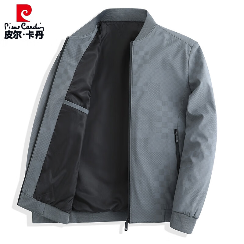 皮尔卡丹(pierre cardin)春秋季男士夹克外套春季休闲春装男商务春天