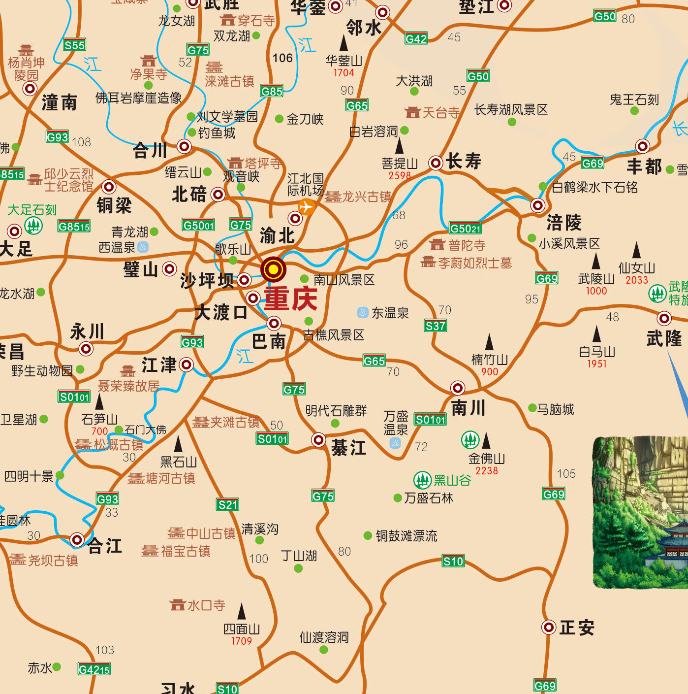 哪里更适合自驾游值得去旅游的地方就是,深圳,重庆,香格里拉,神农架