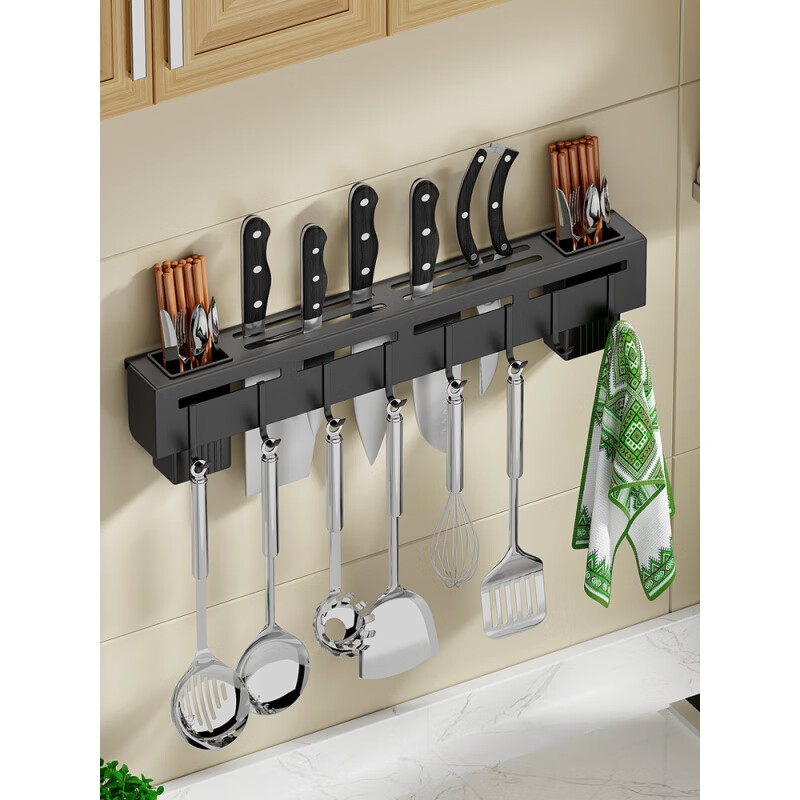 拓进德国进口品质刀架置物架不锈钢菜厨房用品多功能壁挂式筷子筒具一
