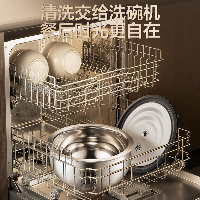 苏泊尔(SUPOR)热风恒钛电饭煲IH电磁加热0涂层有钛球釜内胆持久不粘4L家用3-5人智能预约多功能锅电饭锅柴火饭 恒钛球釜 4L