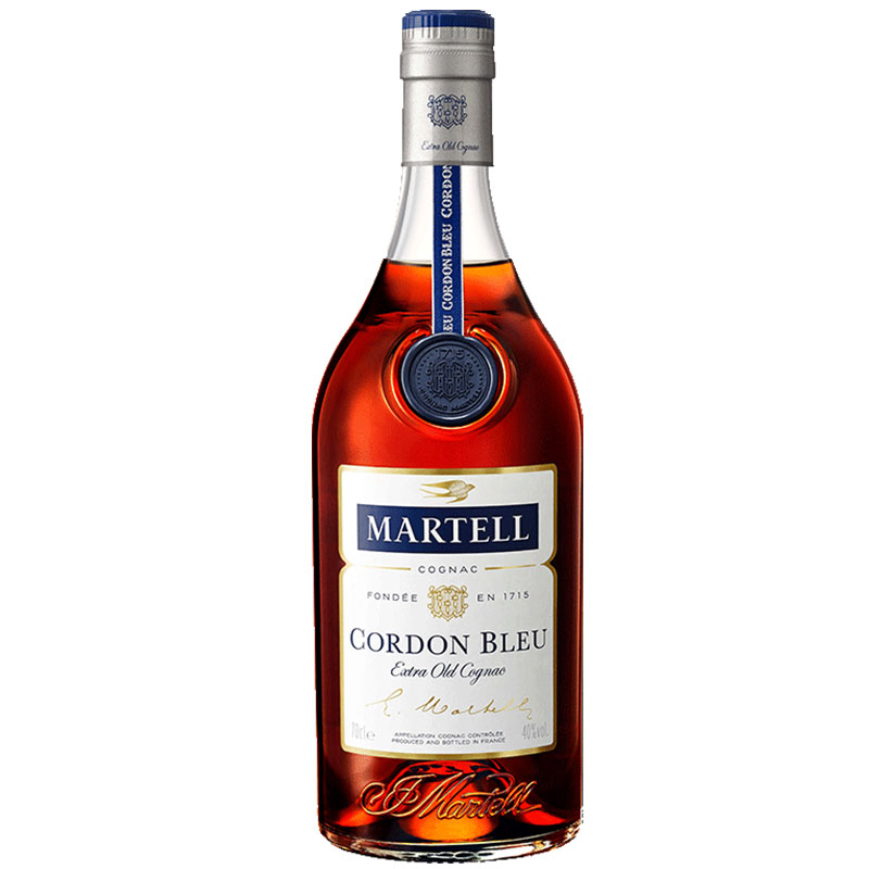 马爹利（Martell）洋酒 蓝带XO级 干邑 白兰地 700ml 法国原装进口烈酒