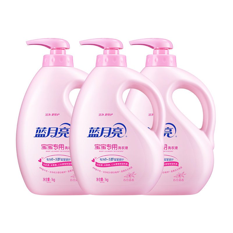 ���ڲ����������� ϴ��Һ ����Ӥ��ר��  ��ϴ��ϴ �������� ȥ���տ�ˮ�� �ٺ����� 6����װ 1kg*3ƿ 43.95Ԫ