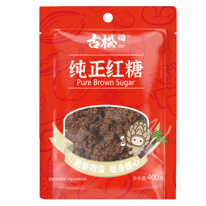 Gusong 古松食品 纯正红糖 400g