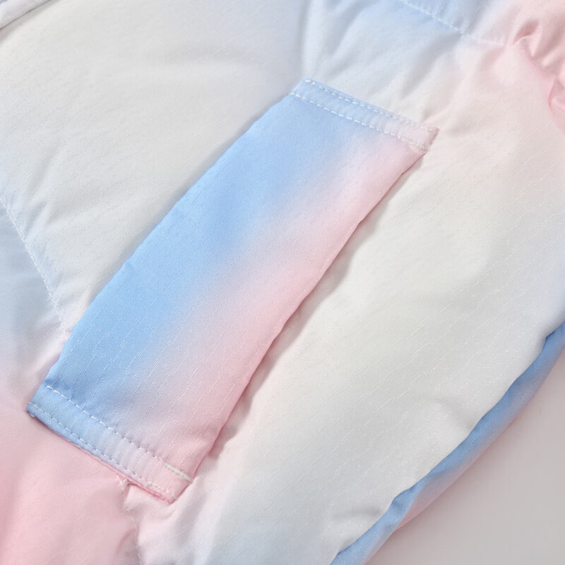 铅笔俱乐部童装2026冬装新品女童羽绒服中大童加厚外套儿童中长款保暖 浅梅红 130 130cm