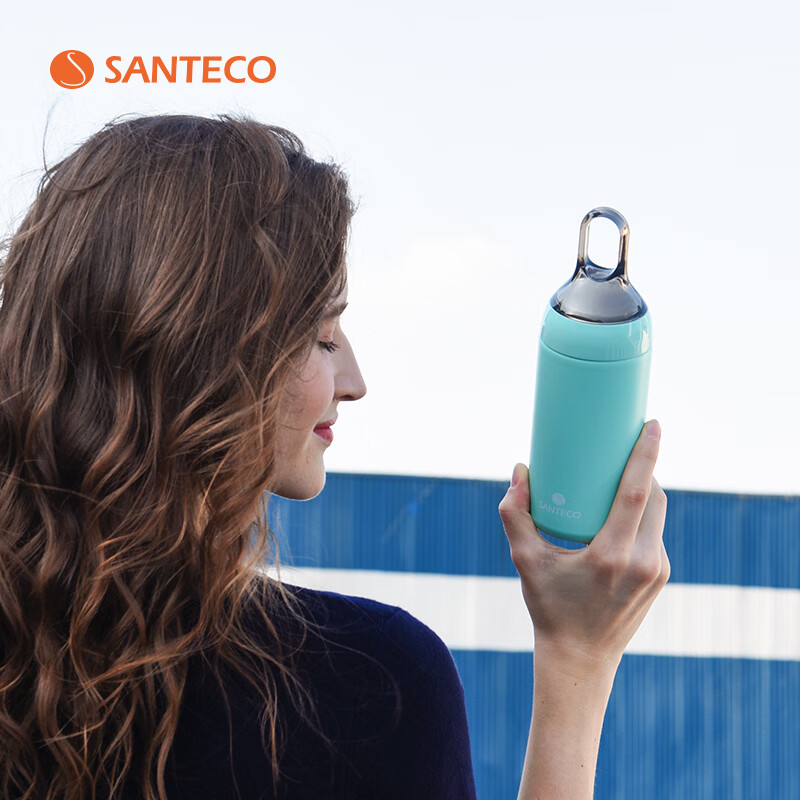 圣迪谷(SANTECO)瑜伽杯系列YOGA渐变色保温杯女生高颜值保温杯便携出街 钢本色500ml