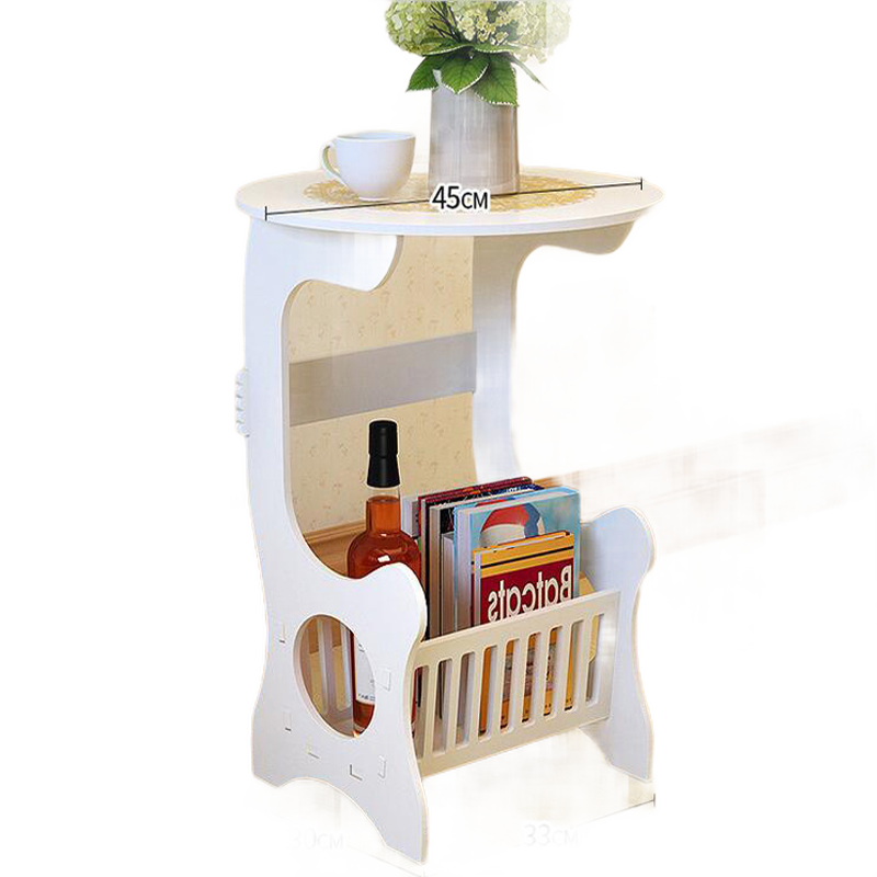 生活乐章 茶几茶桌边桌边几柜飘窗桌玄关角几小迷你简易咖啡桌简约小桌子阳台杂志桌 大号