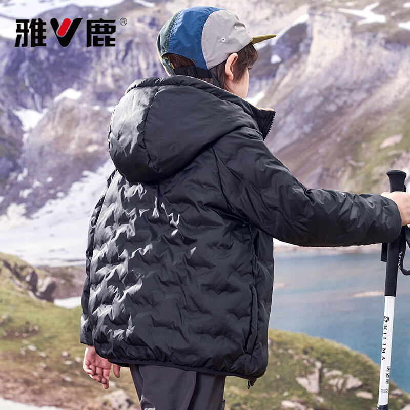 雅鹿儿童双面羽绒服 54.9元 - 线报酷
