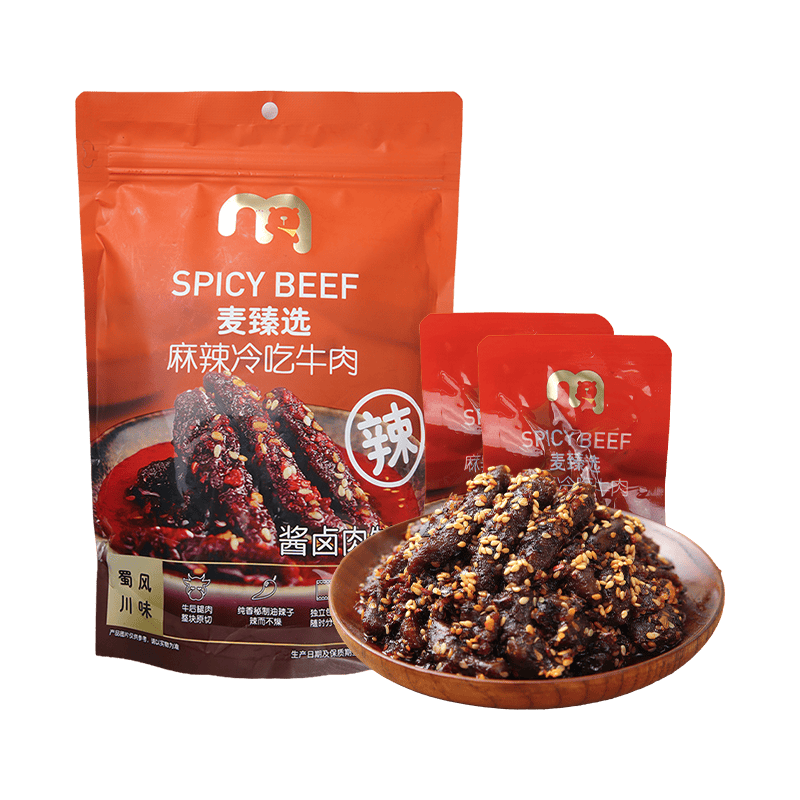 麦臻选麻辣冷吃牛肉 450g