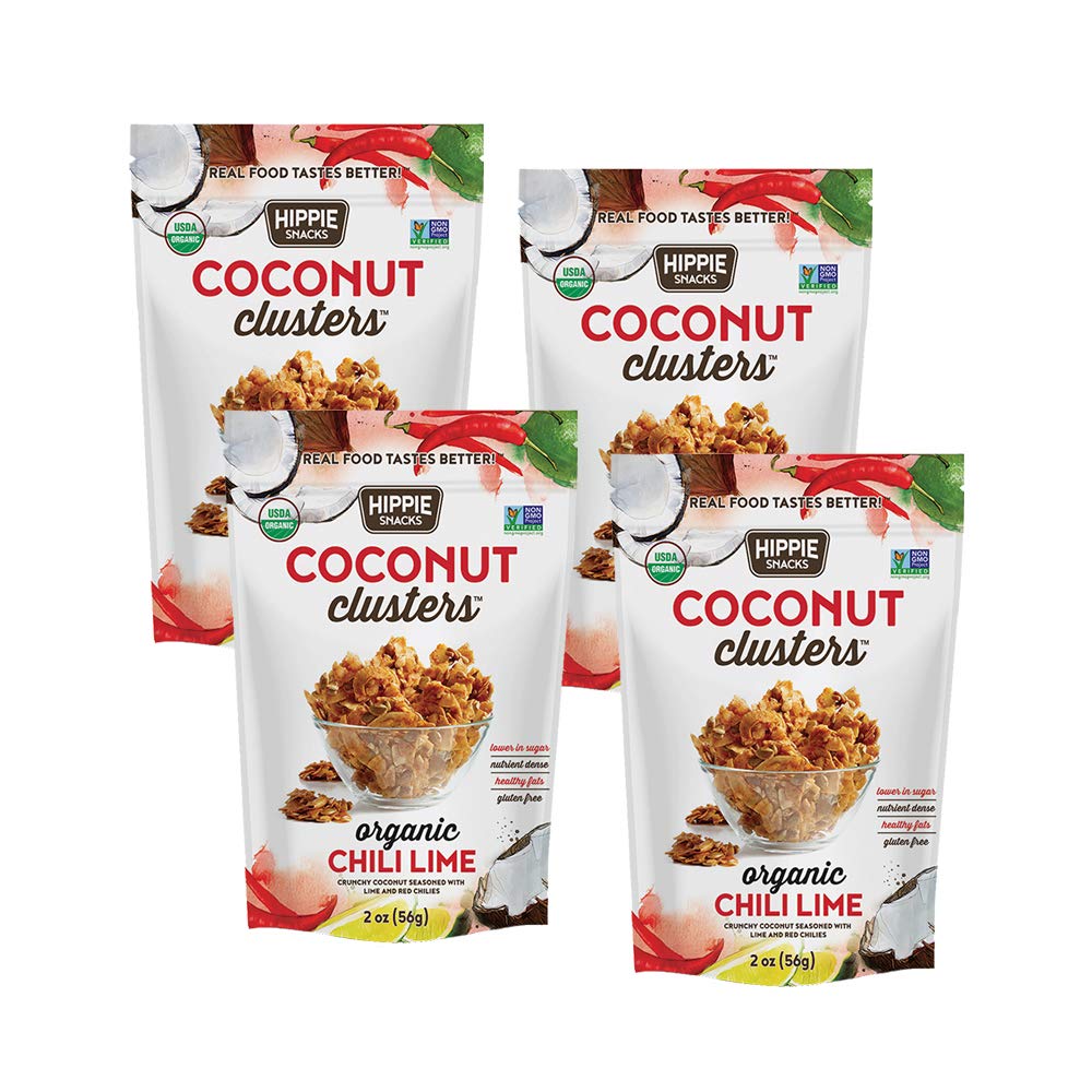 美国直邮hippiesnacks椰子芝麻脆饼无糖无麸质低碳生酮零食 椰子芝麻