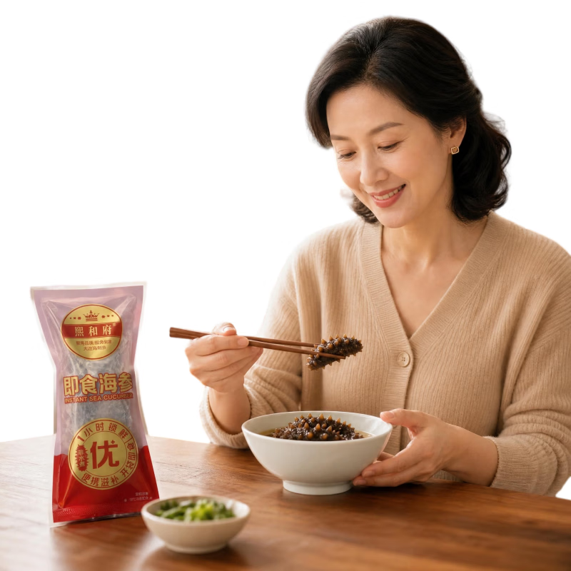 熙和府大连海参优享即食海参免泡发正品辽参线上线下同款礼物送父母领导 2500g-50~60头