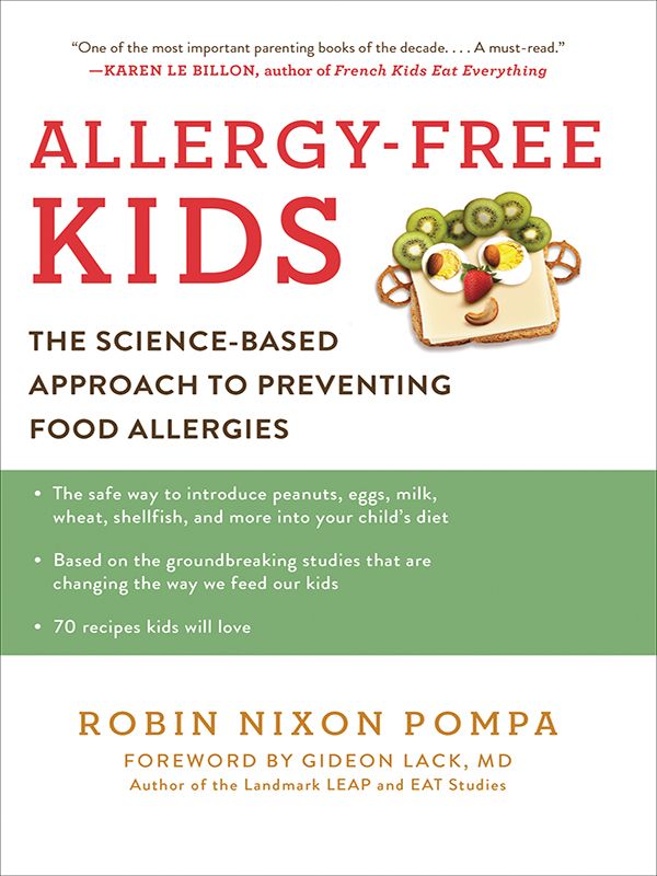 kids: the science-based approach to preventing food allergies