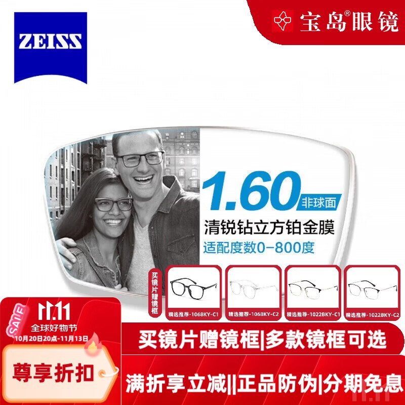 依旧那么粗暴的2020年双十一小白镜片选购指北
