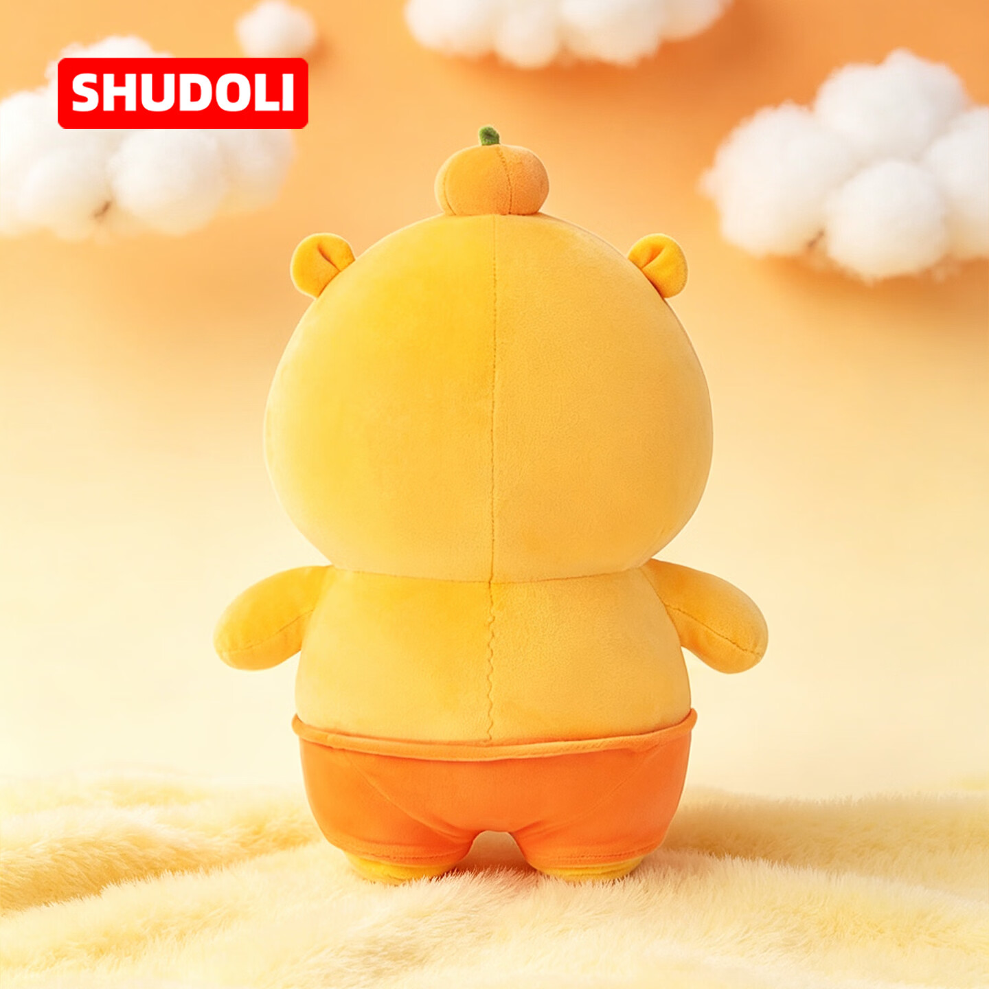 SHUDOLI树洞里水豚噜噜毛绒玩偶公仔玩具大号卡皮巴拉抱枕礼物送女朋友 撇嘴表情 100CM【原装正版带防伪吊牌】