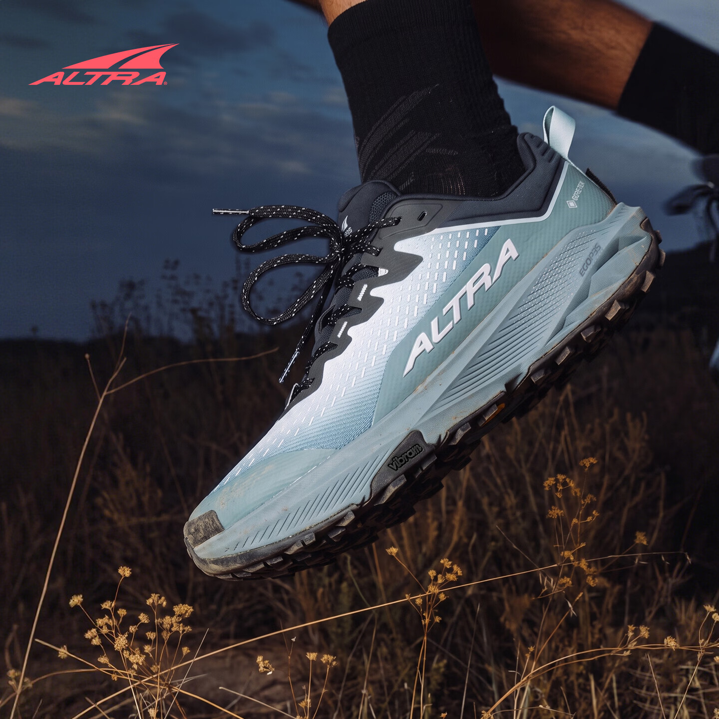 ALTRA【新品】ALTRA EXPERIENCE WILD 3+ GTX 男子探野3+防水越野跑鞋 午夜蓝色/浅蓝色 40.5