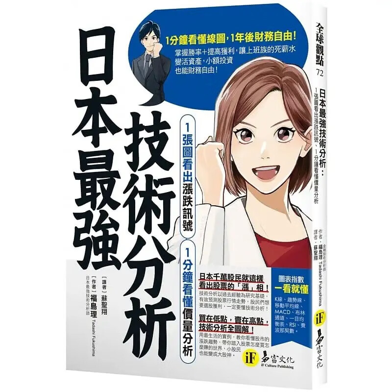 现货 福島理 日本*强技术分析：1张图看出涨跌讯号、1分钟看懂价量分析 易富文化 投资理财 繁体中文 台版原版