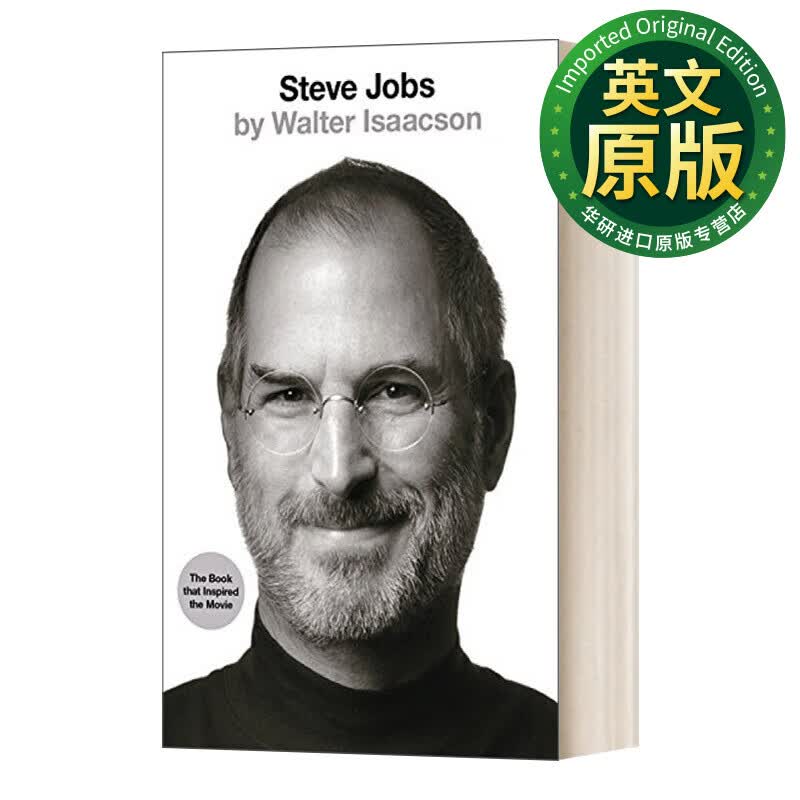 Steve Jobs 乔布斯传 人物传记 英版 英文版 进口英语原版书籍 英文原版 Isaacson, Walter