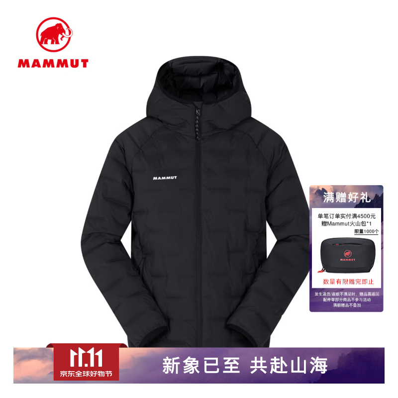 猛犸象（MAMMUT）Sender女士户外冬季羽绒服保暖外套 黑色 M
