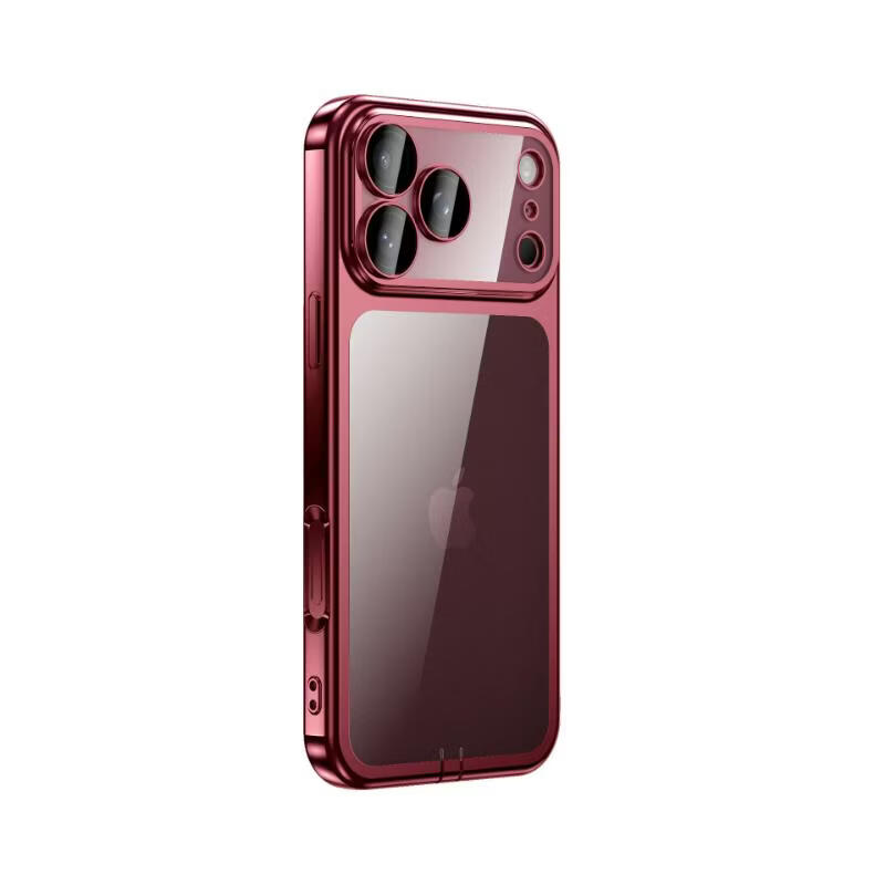 驹臣适用于iPhone18/17/16/15/14/13/12Pro手机壳苹果ProMax透明超薄镜头全包软硅胶防摔防尘塞保护套 带镜头膜-钛银-usb防尘塞 iphone 12 pro max