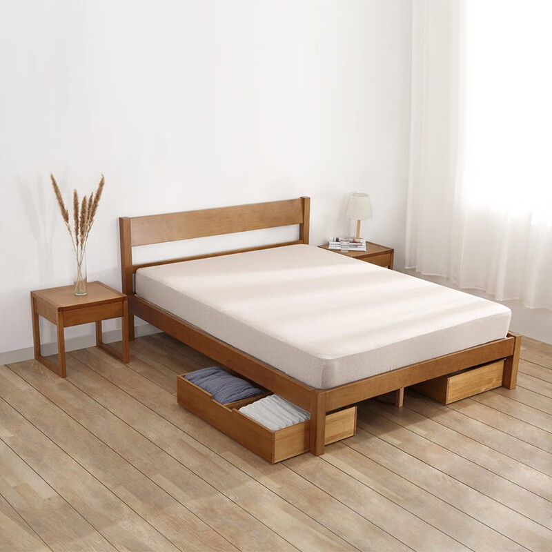 8h简约实木床