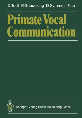 预订 Primate Vocal Communication