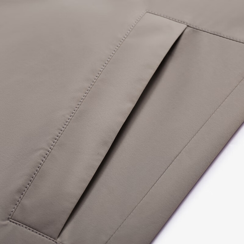 MAYOR男装 秋季商务时尚立领透气卡其单茄克 卡其 M （170/92A）