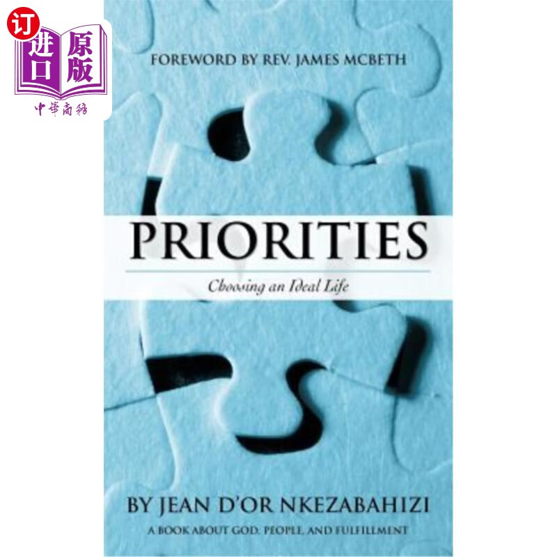 海外直订priorities: choosing an ideal life 优先事项:选择理想的