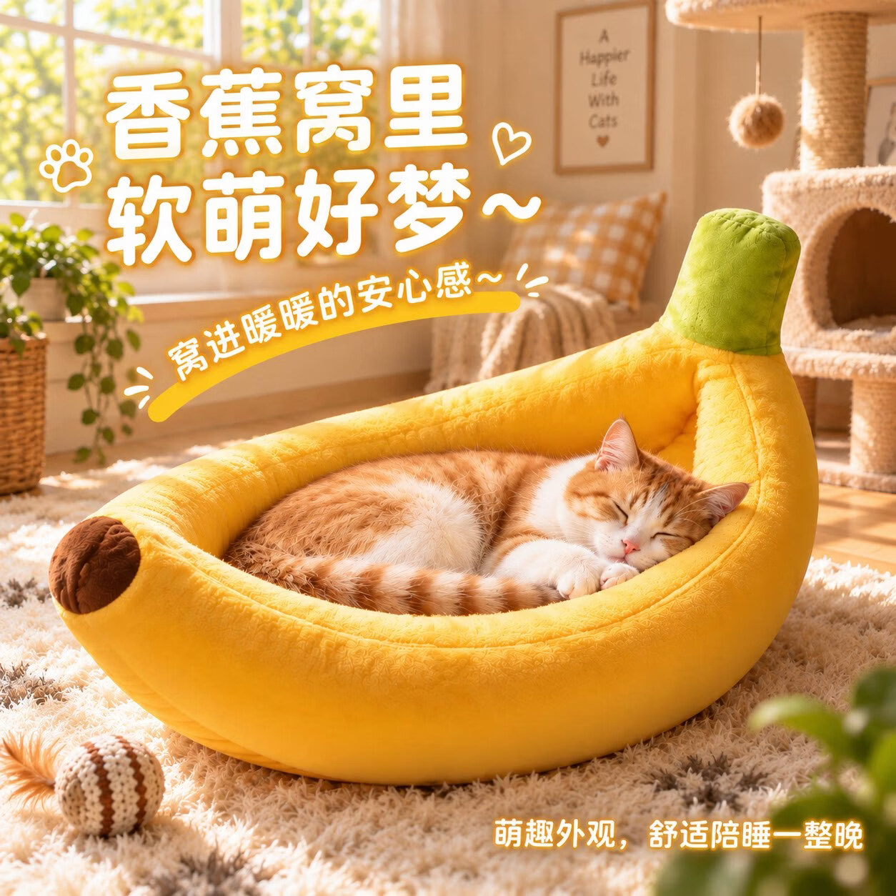 半包围香蕉猫窝10斤可用 16.9元 - 清风线报