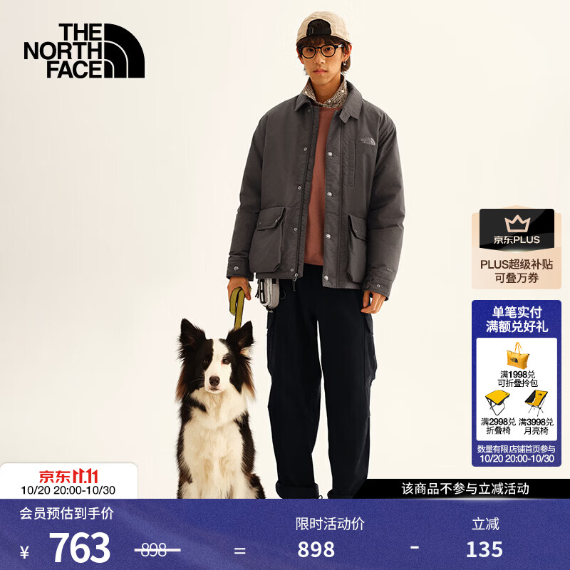 北面（The North Face）休闲长裤子男Beta纯棉宽松户外透气休闲26秋冬上新|8KFU JK3/宇宙黑 38 /185/96A